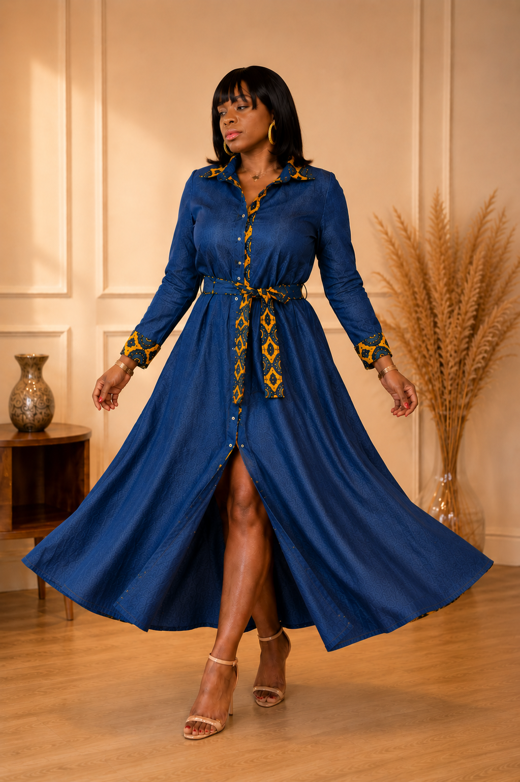 Robe denim