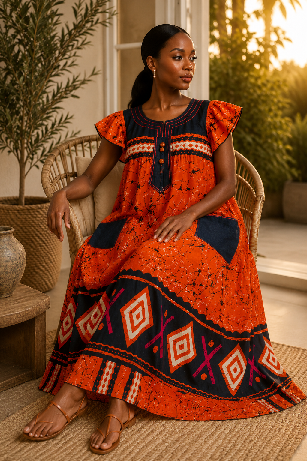 Longue robe éclat Royal