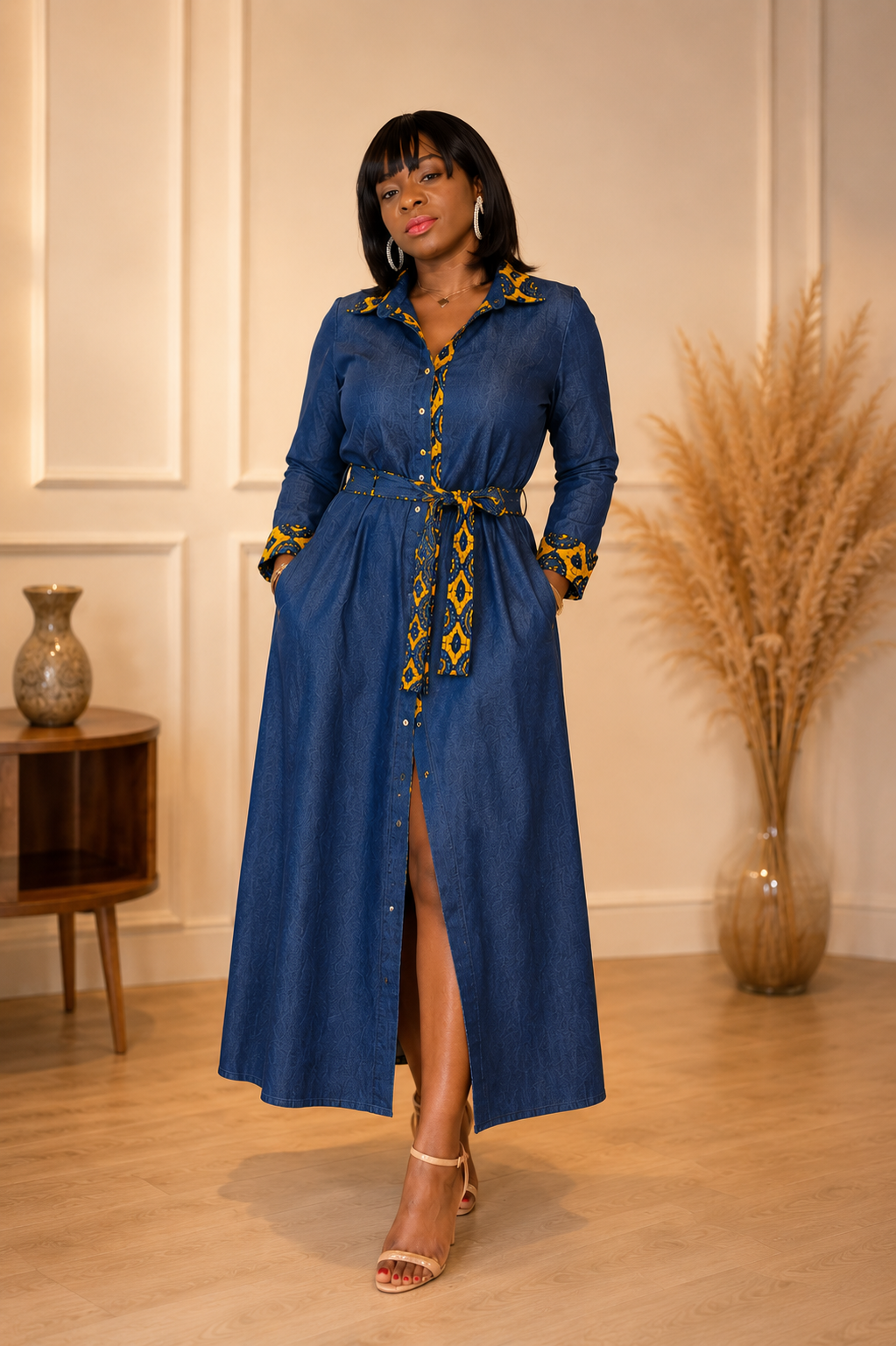 Robe denim