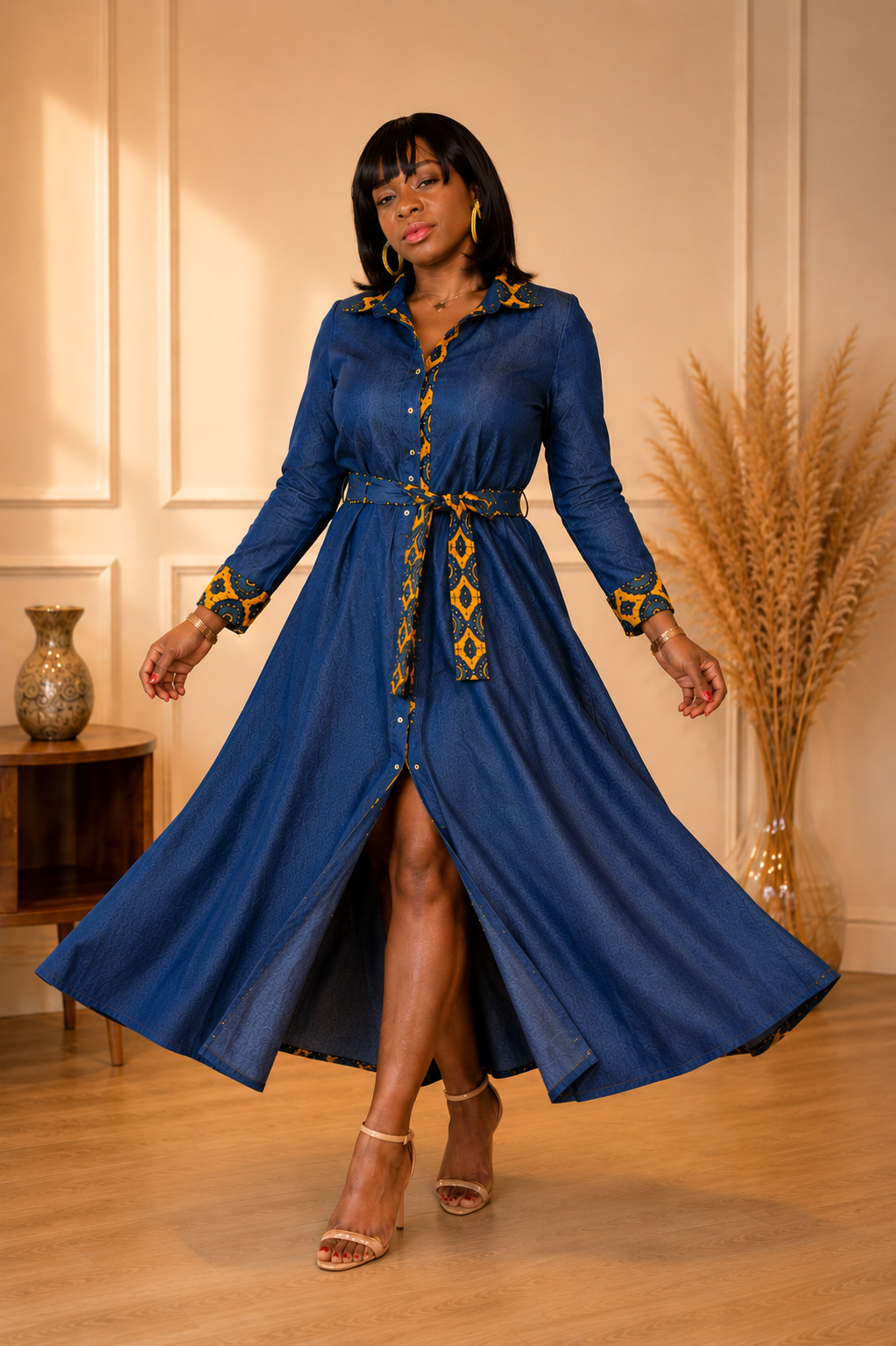 Robe denim